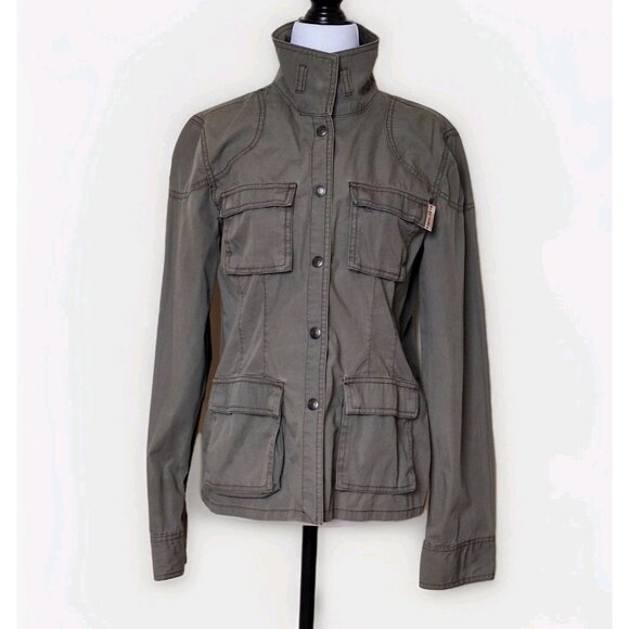 DKNY JEANS ARMY STYLE JACKET SIZE LARGE - Picture 1 of 5